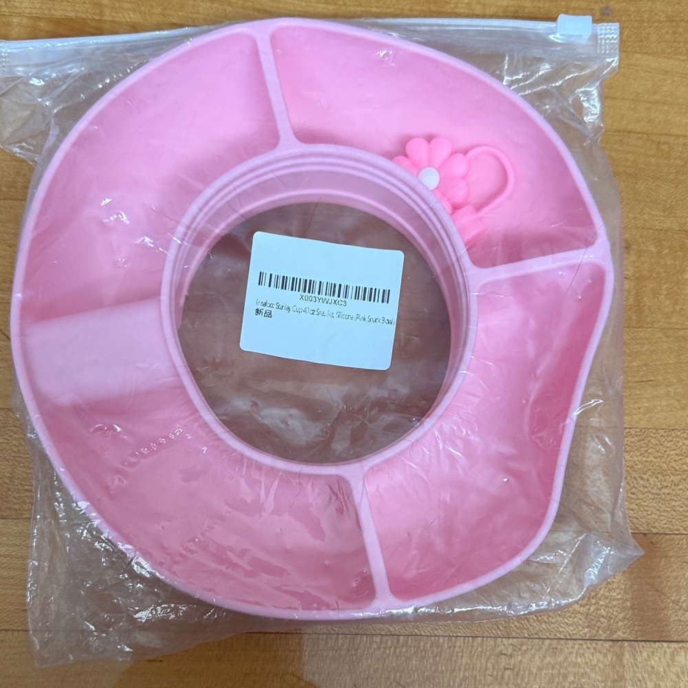 Pink snack tray fits Stanley 40 ounce H2O quencher with handle new
